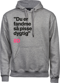 Du er fandeme så pisse dygtig hoodie - grå