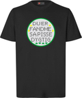 Du er fandeme så pisse dygtig (broderi) t-shirt - sort