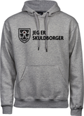 Jeg er skuldborger hoodie - grå