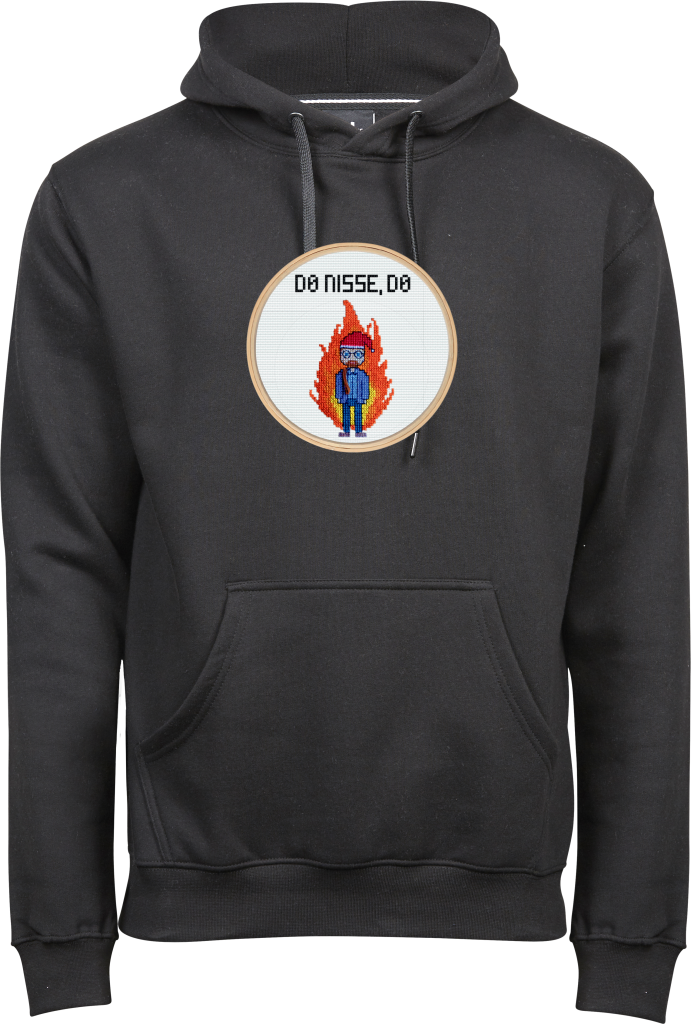 Dø nisse Dø hoodie - sort