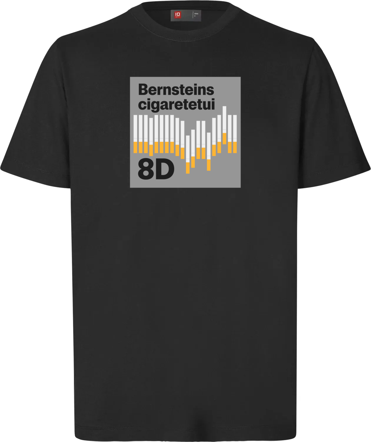 Bernsteins cigaretetui t-shirt - sort