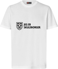 Jeg er skuldborger t-shirt - hvid