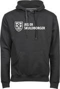 Jeg er skuldborger hoodie - sort
