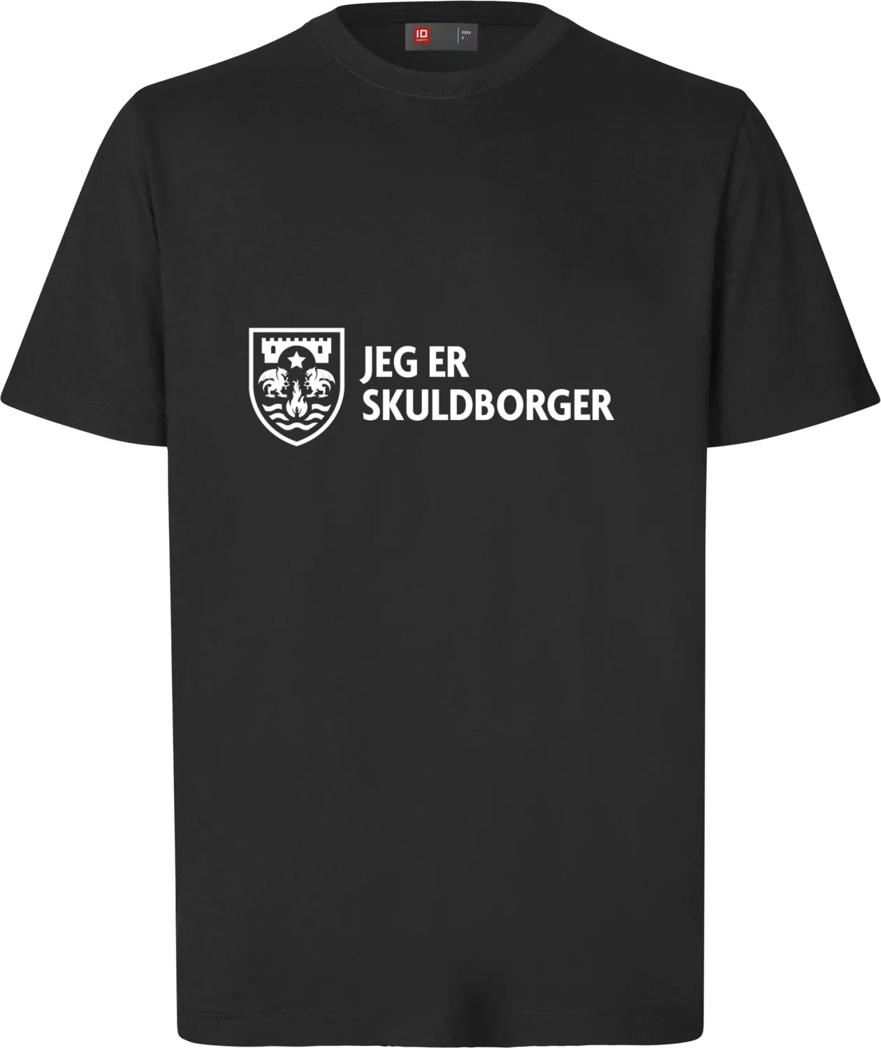 Jeg er skuldborger t-shirt - sort