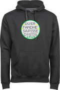 Du er fandeme så pisse dygtig (broderi) hoodie - sort