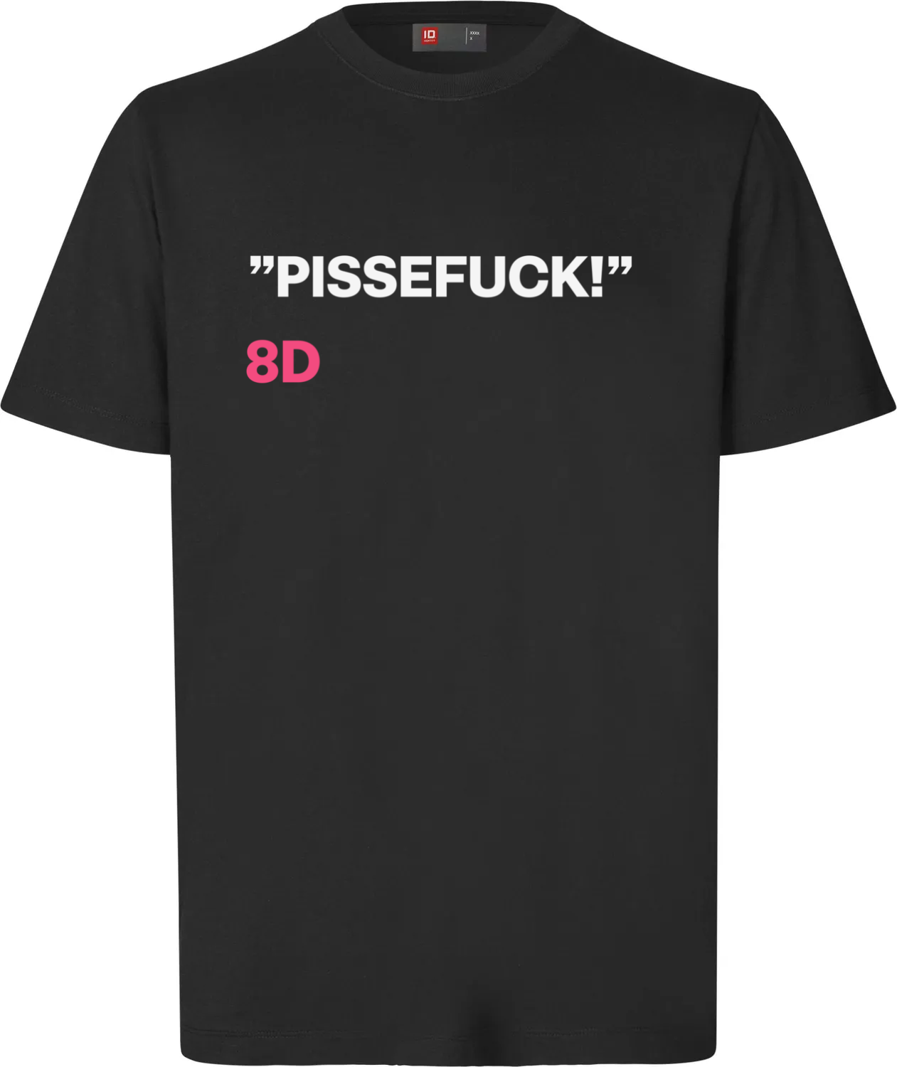 T-shirt - pissefuck - sort