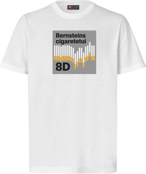 Bernsteins cigaretetui t-shirt - hvid
