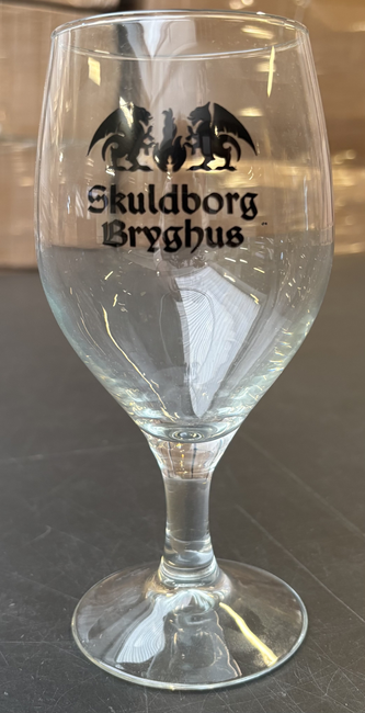 Skuldborg bryghus Øl glas